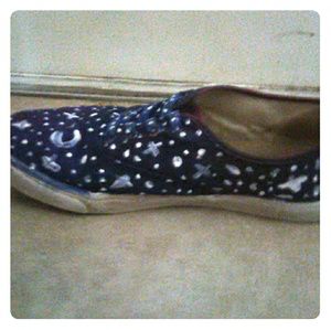 Galaxy  shoes that I painted myself